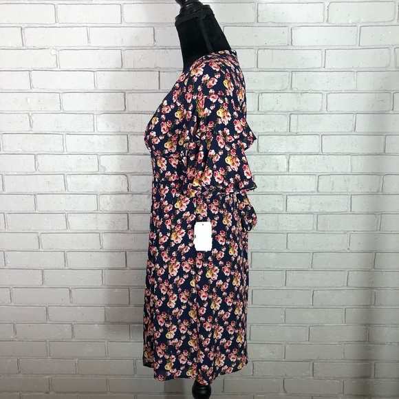 Betsey Johnson Women’s Navy Floral Romper - Picture 4 of 8